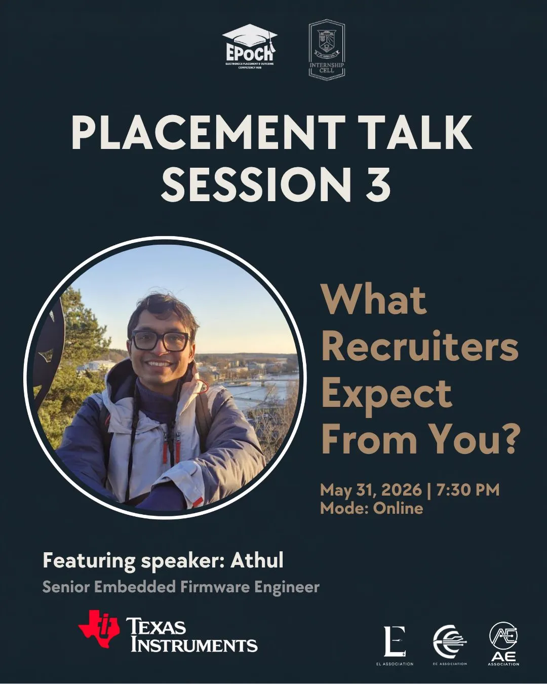 Placement Talk Session 3
